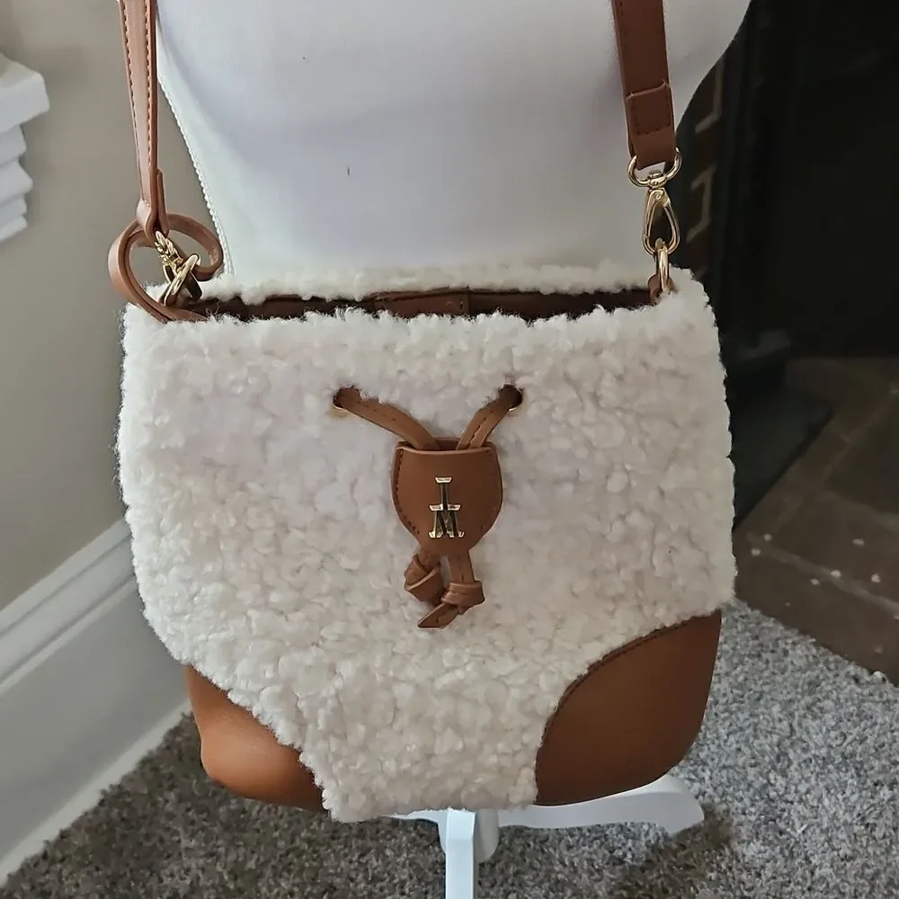 Issac Mizrahi Fuzzy Crossbody Bag